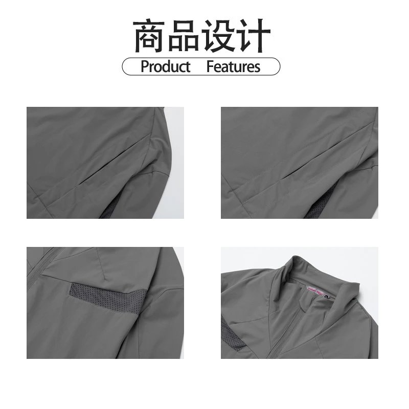 Design Softshell Jacket Gray Performance Outerwear - 6