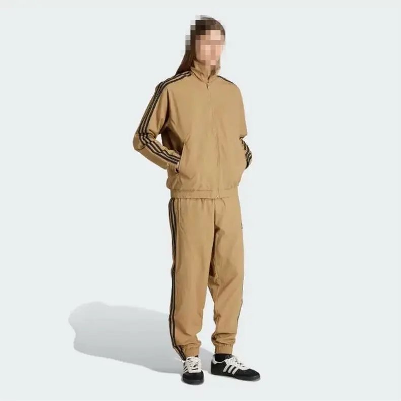 Adidas Originals Track Jacket Beige and Black Outerwear - 9