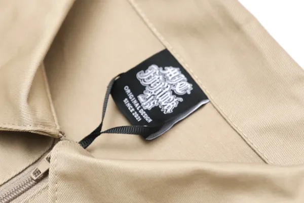 Hellstar Studio Half-Zip Work Shirt Black - 25