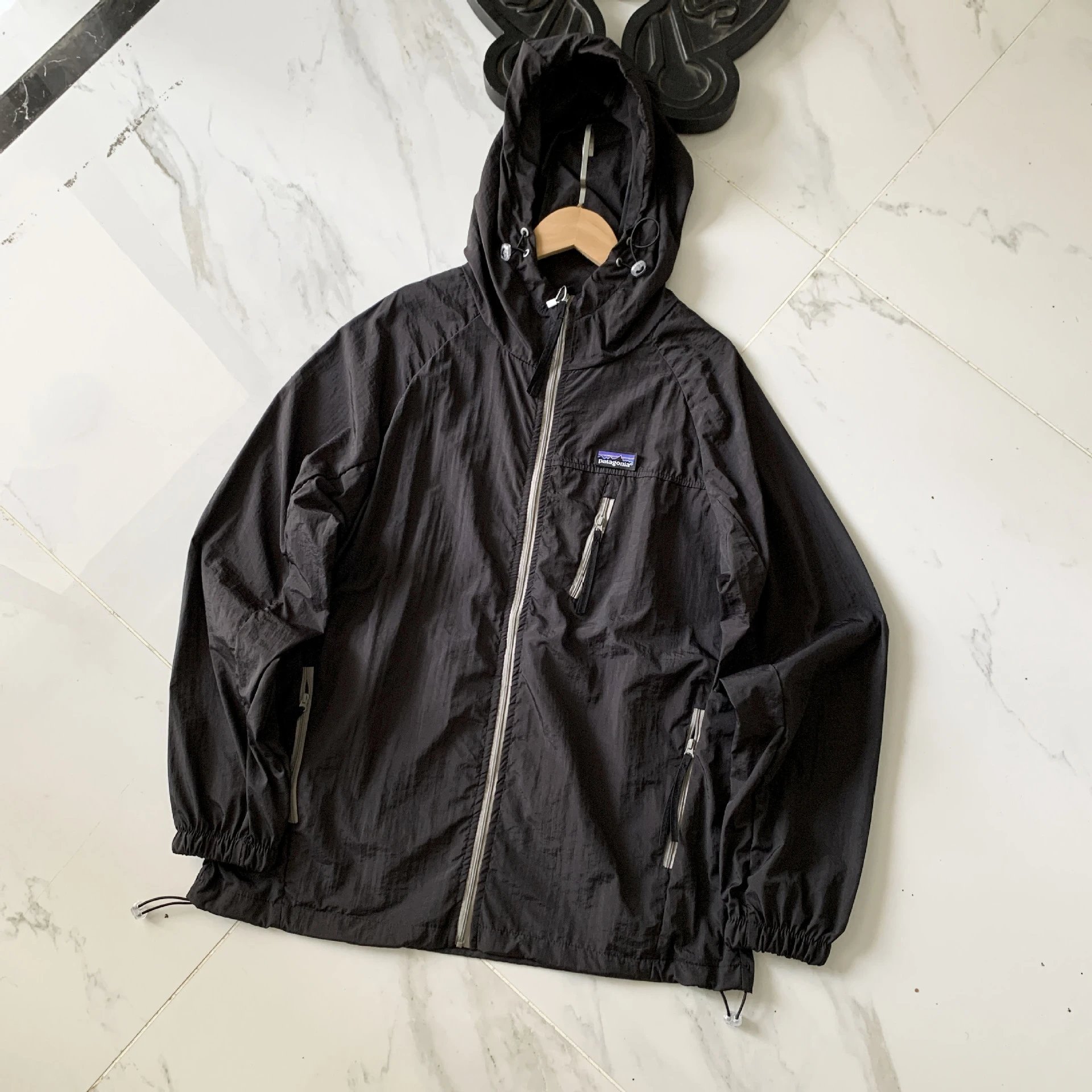 Patagonia Houdini Jacket Pink with Purple Zippers Windbreaker Outerwear.windbreaker - 13
