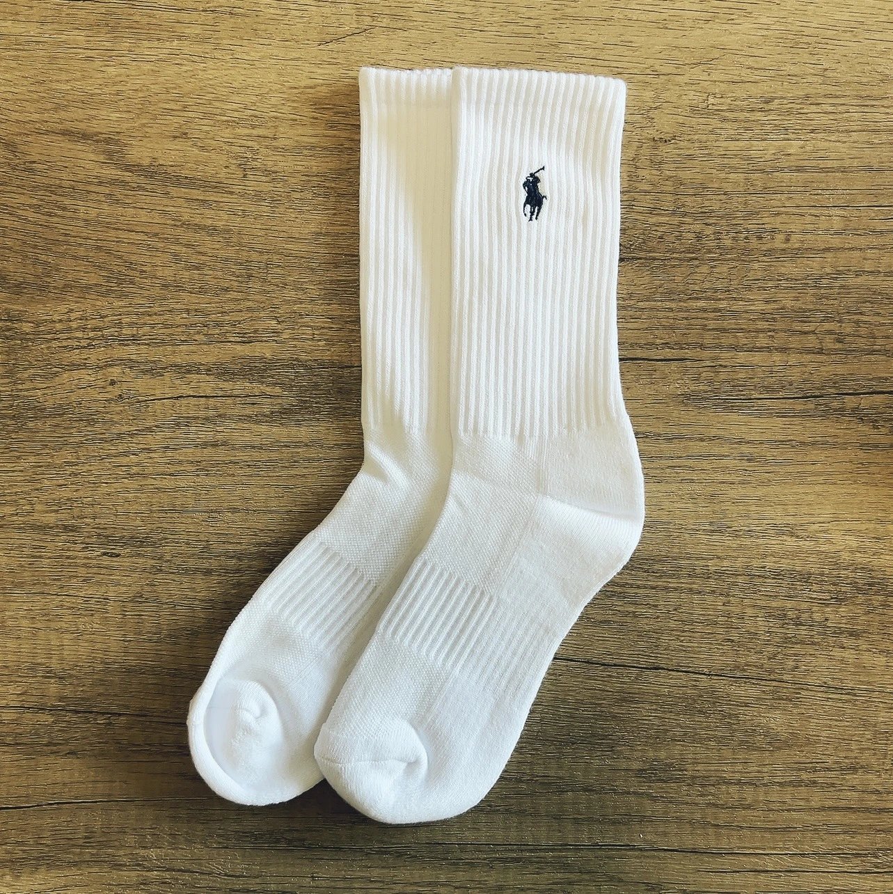 Design Basic Crew Sock White Socks - 4