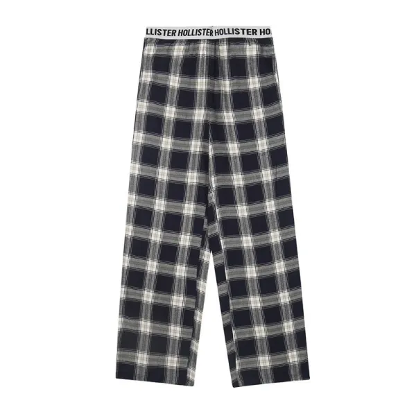 Design Floral Print Wide-Leg Pajama Pants White Sleepwear - 45