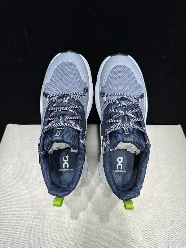 On Cloudmonster Light Gray Orange Sneakers Running Shoes - 14