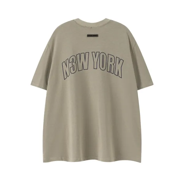 Design 3553NT1AL5 Arch Print Black Oversized T-Shirt - 12
