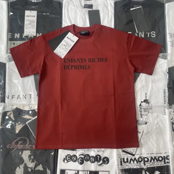 Enfants Riches Déprimés Logo Print Black T-Shirt - 5