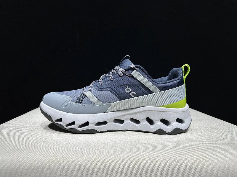 On Cloudmonster Light Gray Orange Sneakers Running Shoes - 18