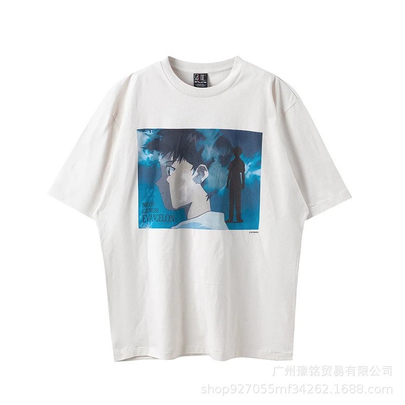 Design Saint Graphic Print Oversized T-Shirt Charcoal - 42