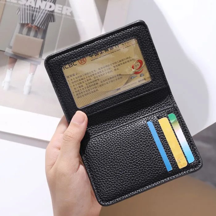 Chrome Hearts Cross Motif Leather Card Holder Black - 5