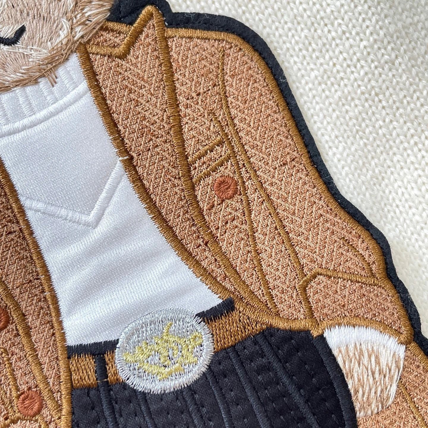 Design Bear Embroidered Crewneck Sweater Beige - 8