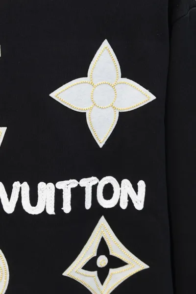 Valentino V Logo Black Sweatshirt Sweater - 44