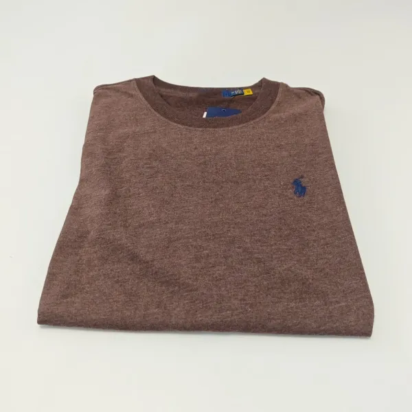 Polo Ralph Lauren Classic Fit Cotton T-Shirt Brown - 1