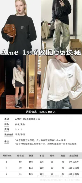 Acne Studios Stockholm 1996 Pocket Long-Sleeve T-Shirt Black - 3