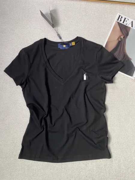 Polo Ralph Lauren V-Neck T-Shirt Black - 1