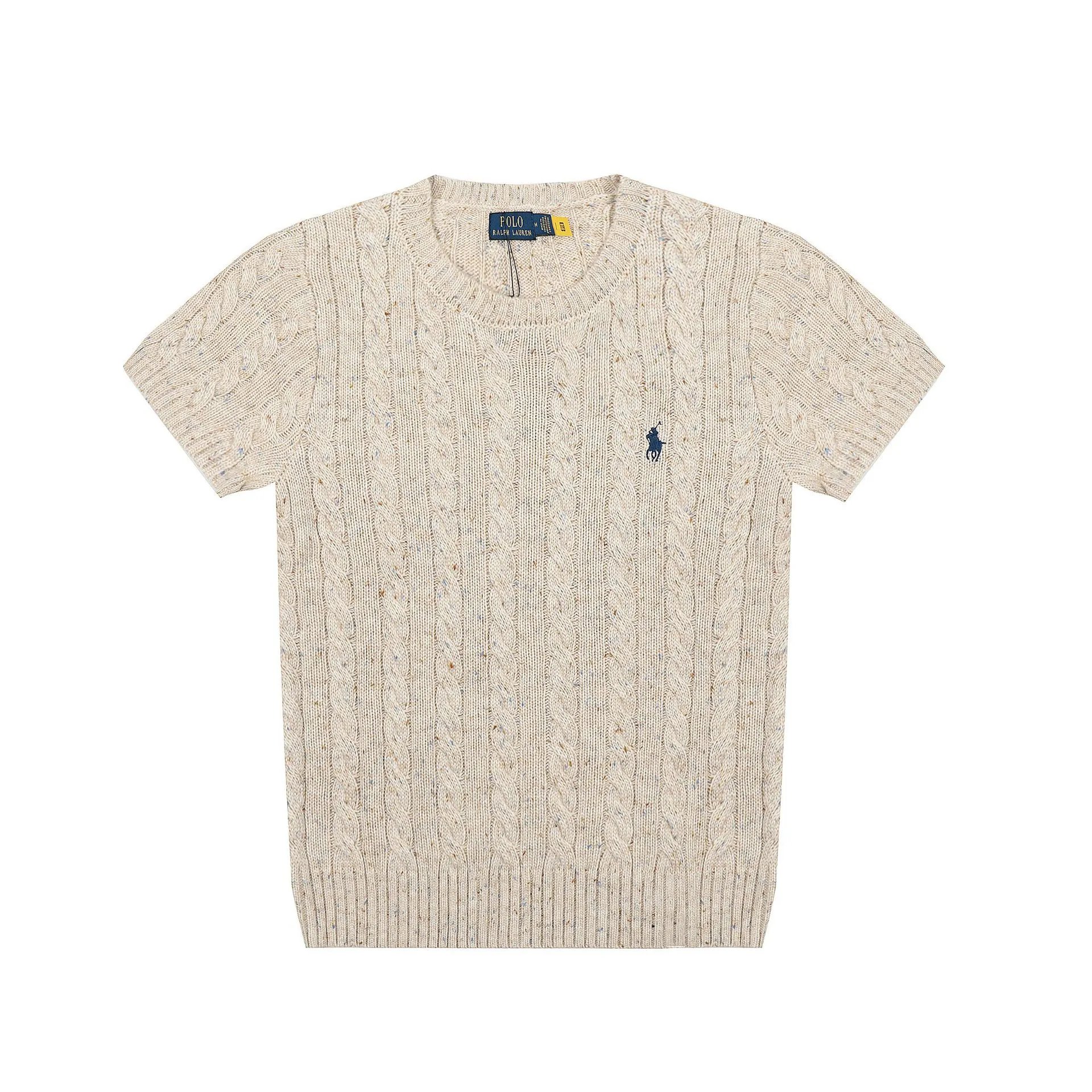Polo Ralph Lauren Cable Knit Polo Gray Sweater - 30