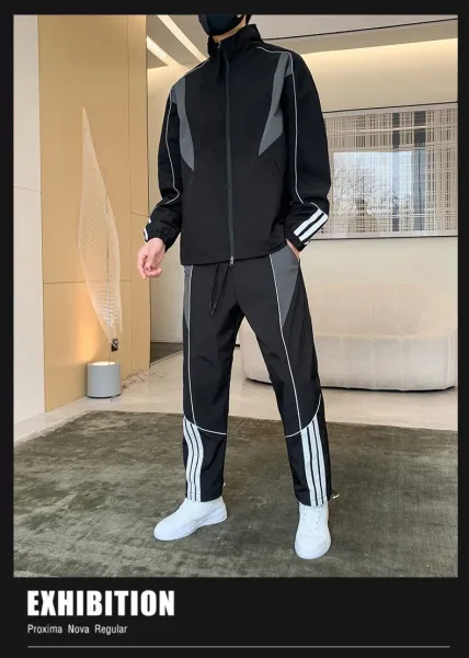 Nike Tracksuit Burgundy Black White - 19