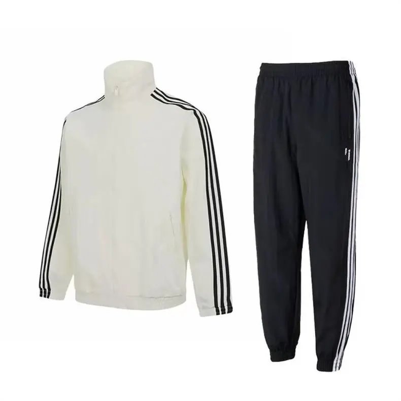 Adidas Originals Track Jacket Beige and Black Outerwear - 10