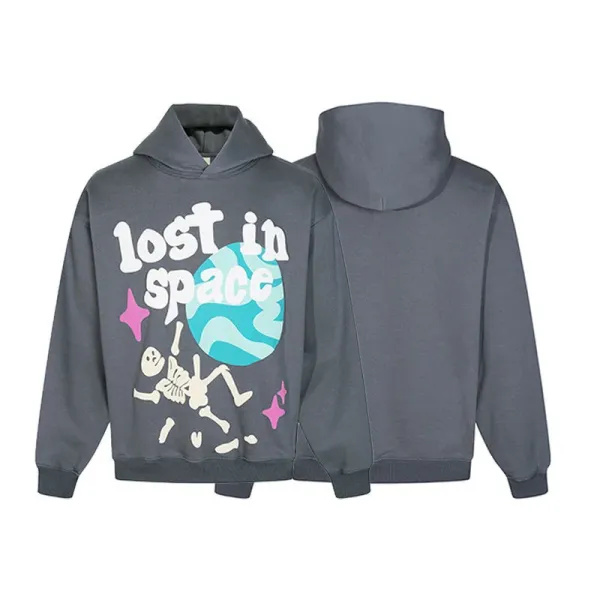 Design Lost in Space Graphic Hoodie Gray - 1