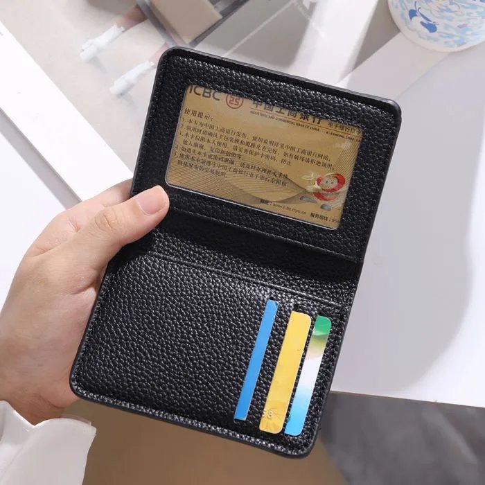 Chrome Hearts Cross Motif Leather Card Holder Black - 4