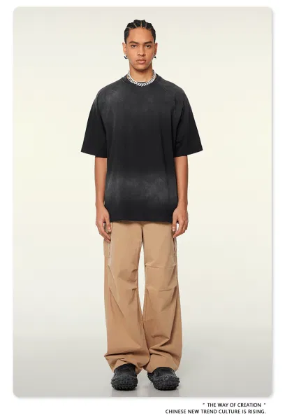 Design Beingmove Washed Black Raglan T-Shirt T-Shirts - 18