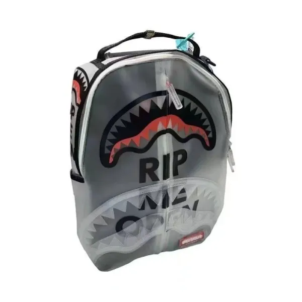 Design Sprayground RIP Shark Transparent Clear Backpack Backpacks - 6