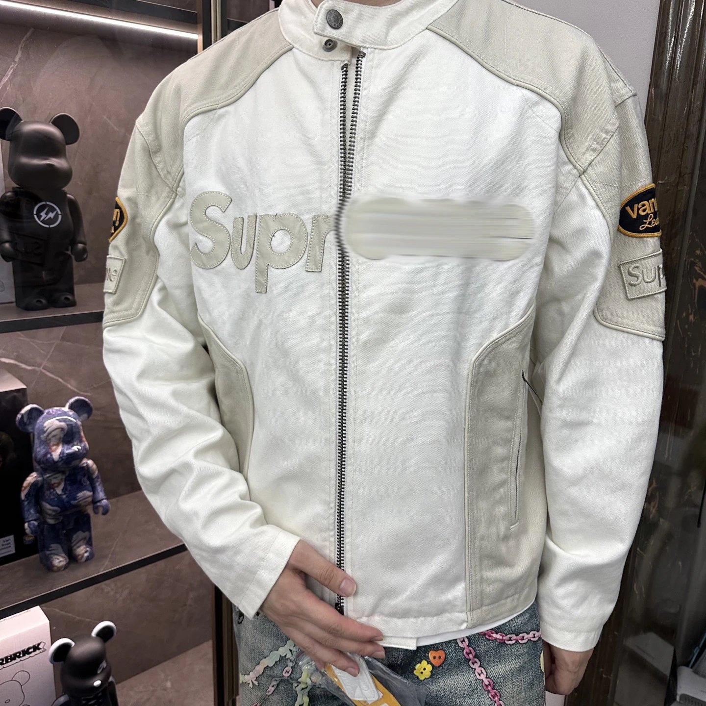 Supreme Cordura Moto Jacket Black - 4
