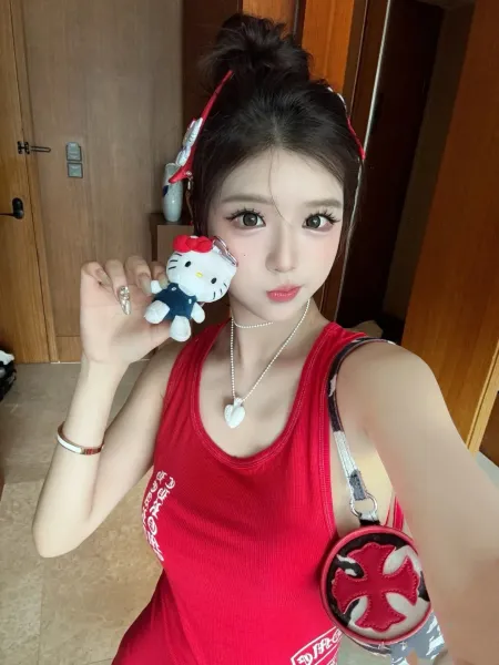 Chrome Hearts Cross Print Layered Tank Top Gray / Red Vest Top - 11