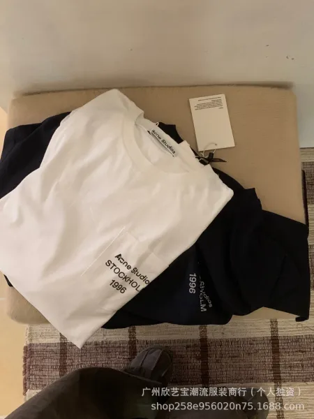 Acne Studios Stockholm 1996 Pocket Long-Sleeve T-Shirt Black - 8