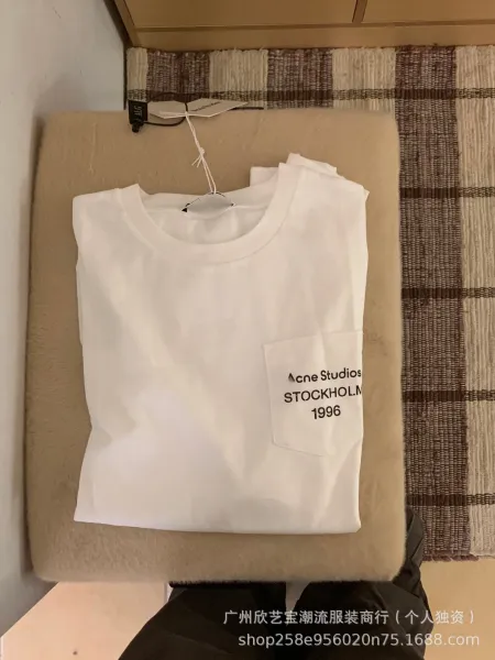 Acne Studios Stockholm 1996 Pocket Long-Sleeve T-Shirt Black - 9