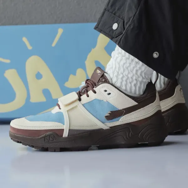 Balenciaga Track Trainer White Brown Sneakers Chunky Sneakers - 2