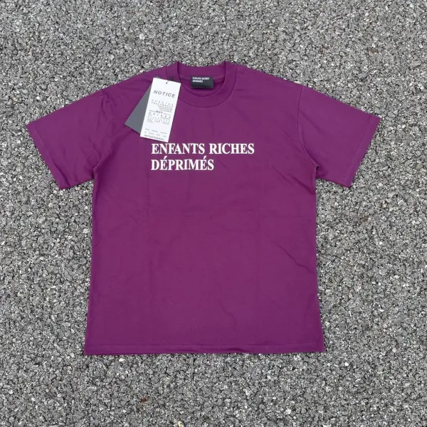 Enfants Riches Déprimés Logo Print Black T-Shirt - 25
