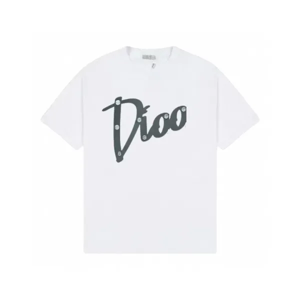 Dior Dior Logo Graphic White T-Shirt - 1