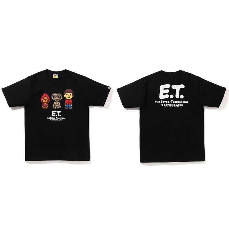 A Bathing Ape Baby Milo Day of the Dead White T-Shirt - 42