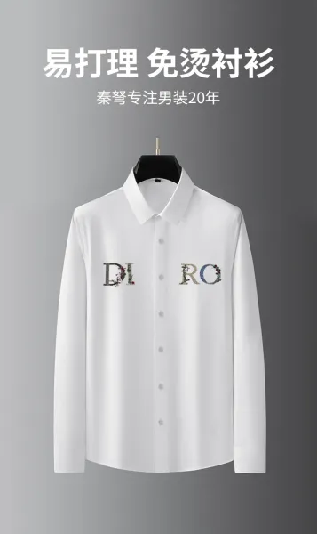 Dior Floral Embroidered DIOR Logo Black Shirt - 3