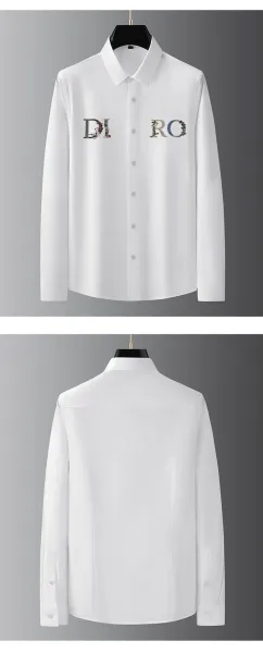 Dior Floral Embroidered DIOR Logo Black Shirt - 11
