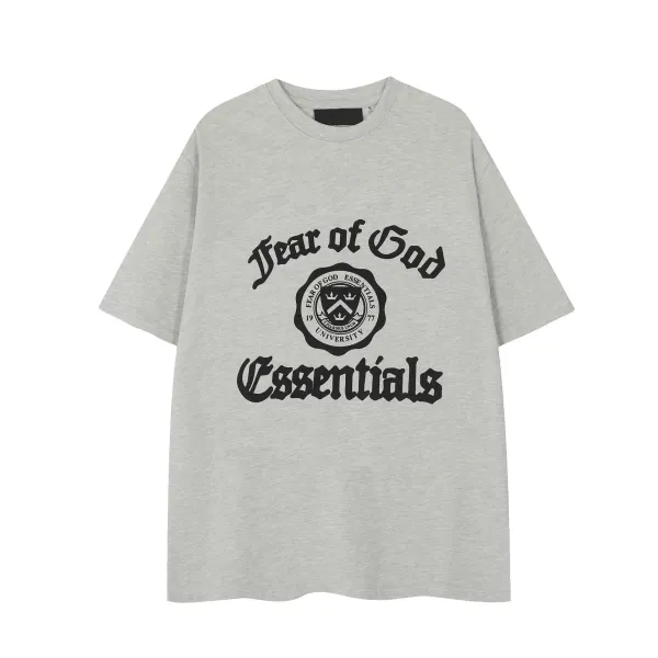 Fear of God Essentials Logo-Print Drawstring Shorts Navy - 6