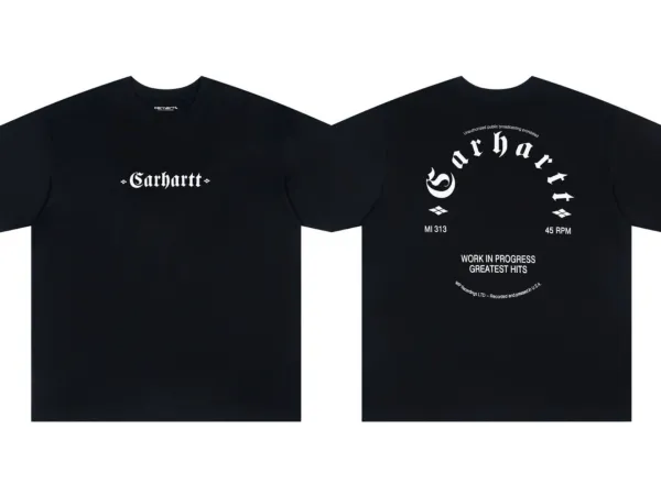 Carhartt Work In Progress Stargazer Institute T-Shirt White and Black - 48