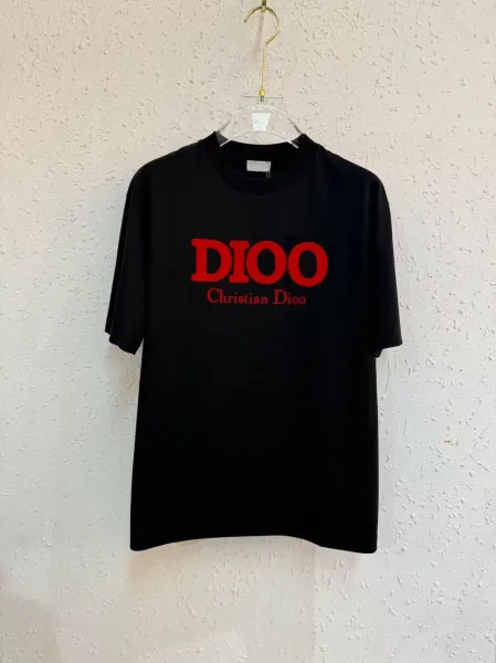 Dior DIOO Graphic Print Black T-Shirt - 1