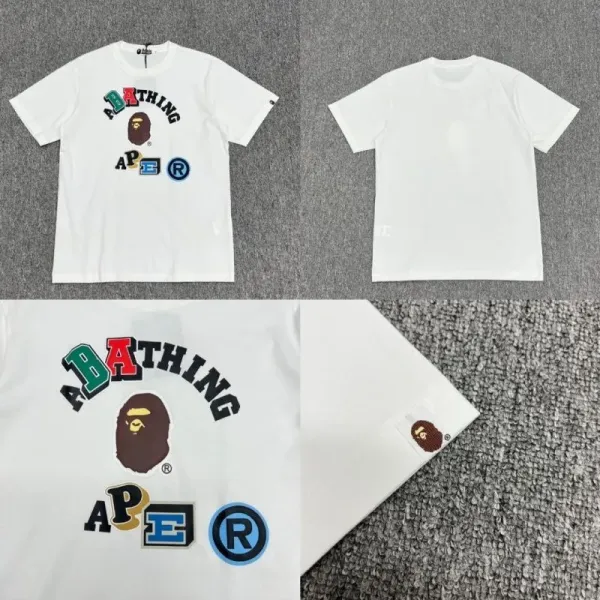 A Bathing Ape Moon White T-Shirt - 16