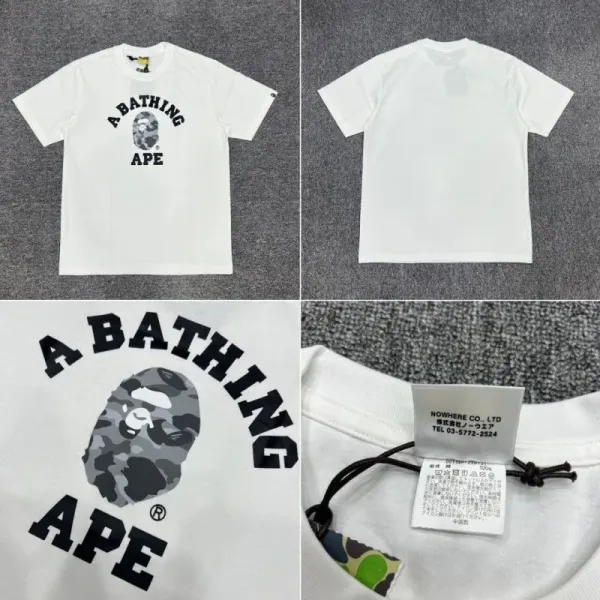 A Bathing Ape Moon White T-Shirt - 22