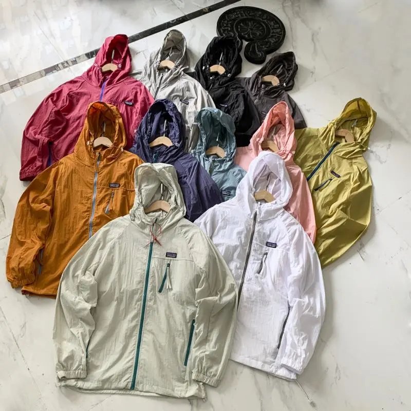 Patagonia Houdini Jacket Pink with Purple Zippers Windbreaker Outerwear.windbreaker - 3
