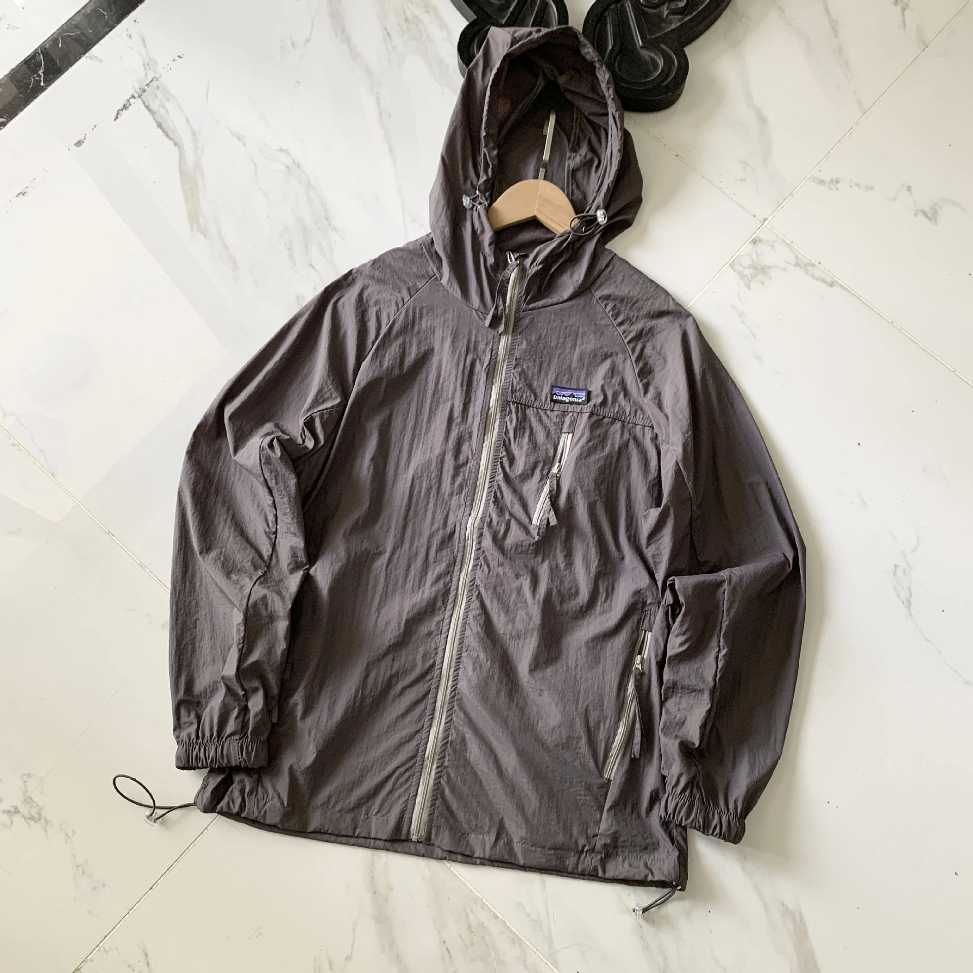 Patagonia Houdini Jacket Pink with Purple Zippers Windbreaker Outerwear.windbreaker - 10
