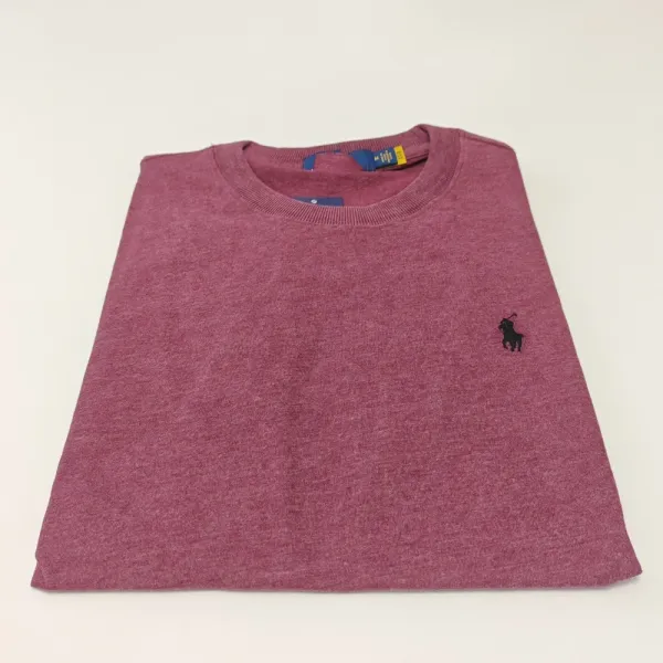 Polo Ralph Lauren Classic Fit Crewneck T-Shirt Burgundy - 1