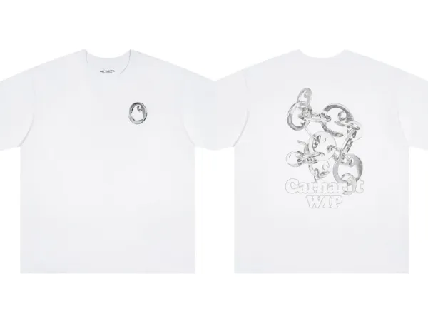 Carhartt Work In Progress Stargazer Institute T-Shirt White and Black - 30