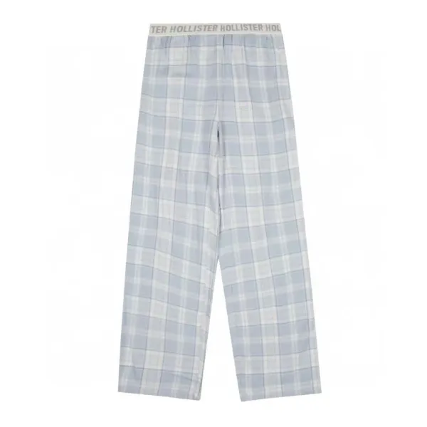 Design Floral Print Wide-Leg Pajama Pants White Sleepwear - 70