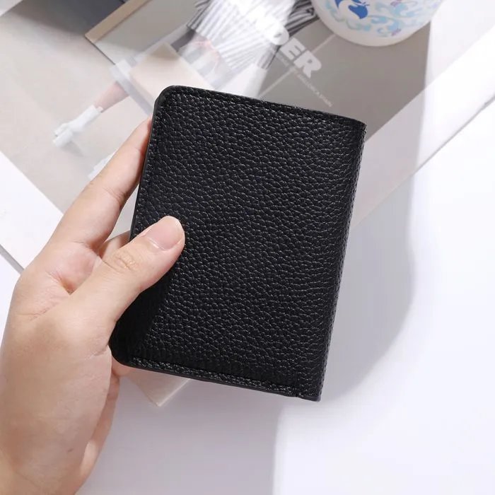Chrome Hearts Cross Motif Leather Card Holder Black - 11