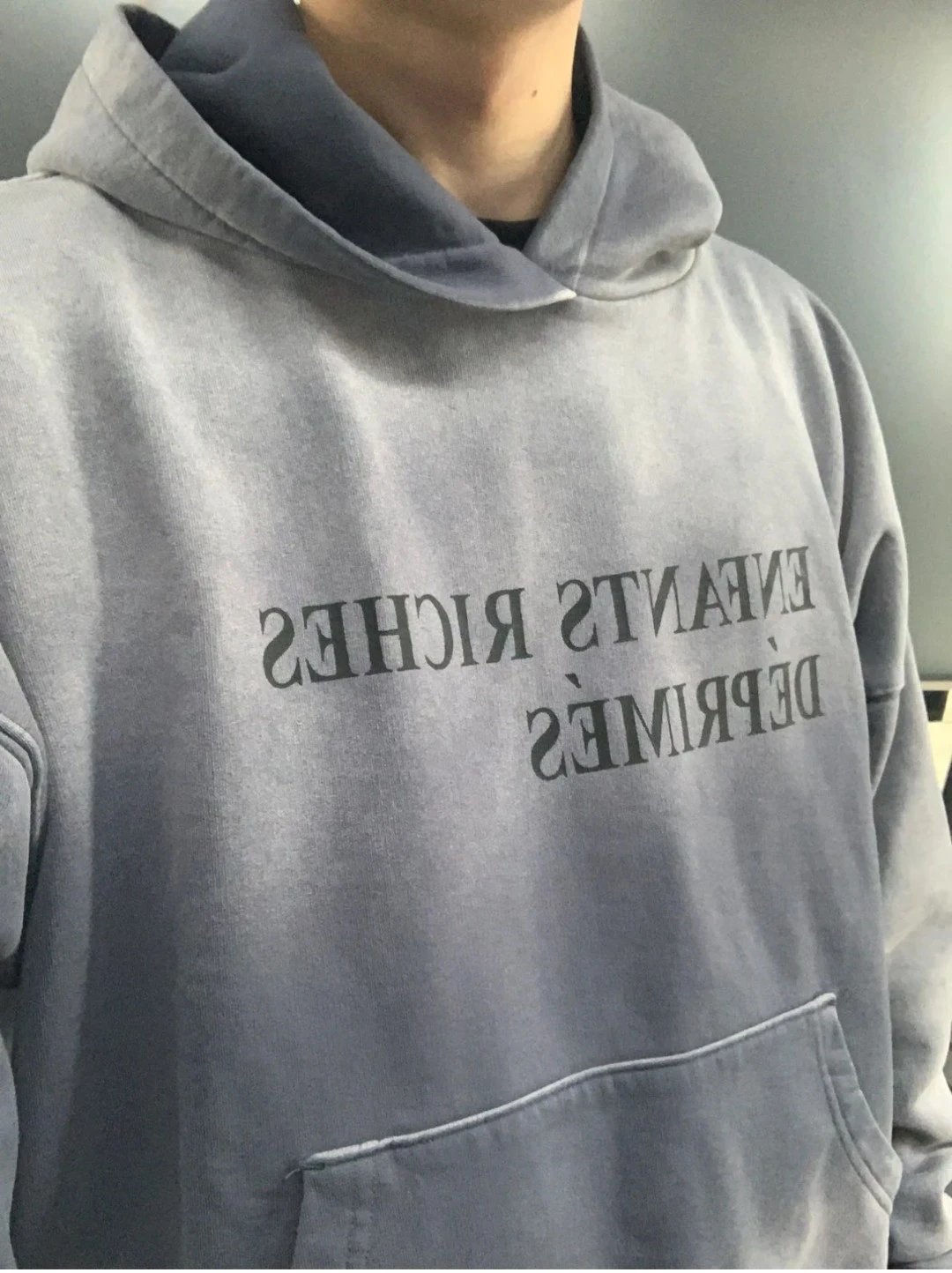Enfants Riches Déprimés Oversized Hoodie Black - 25