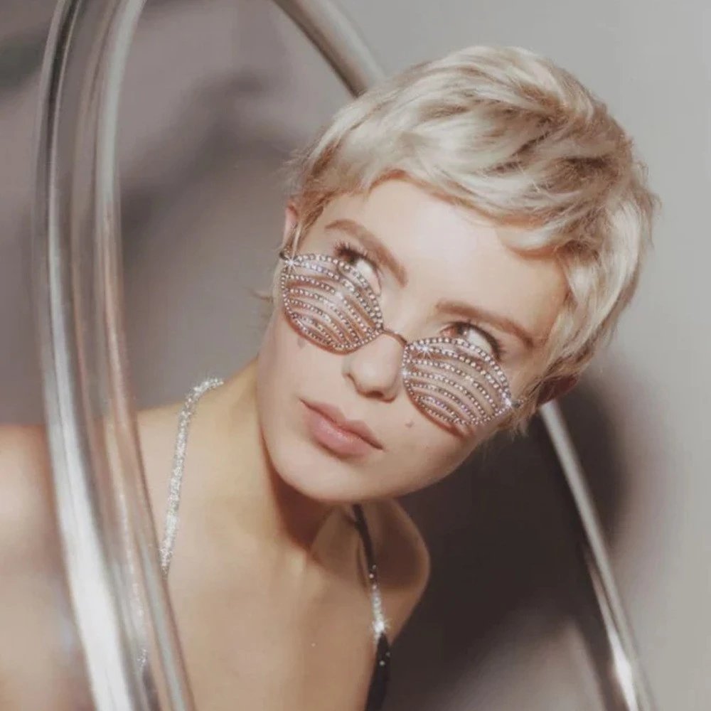 Style 16 Shell Glasses Frame - Silver