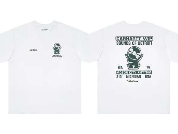 Carhartt Work In Progress Stargazer Institute T-Shirt White and Black - 54