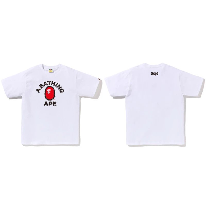A Bathing Ape Baby Milo Day of the Dead White T-Shirt - 18