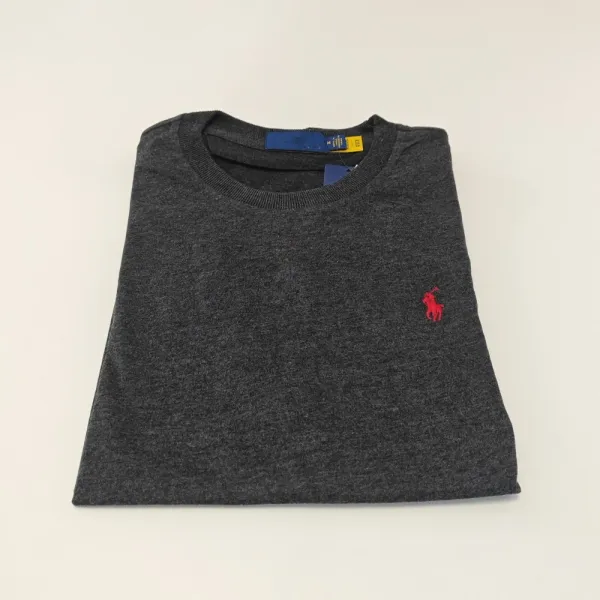 Polo Ralph Lauren Classic Fit Crewneck T-Shirt Charcoal Gray - 1